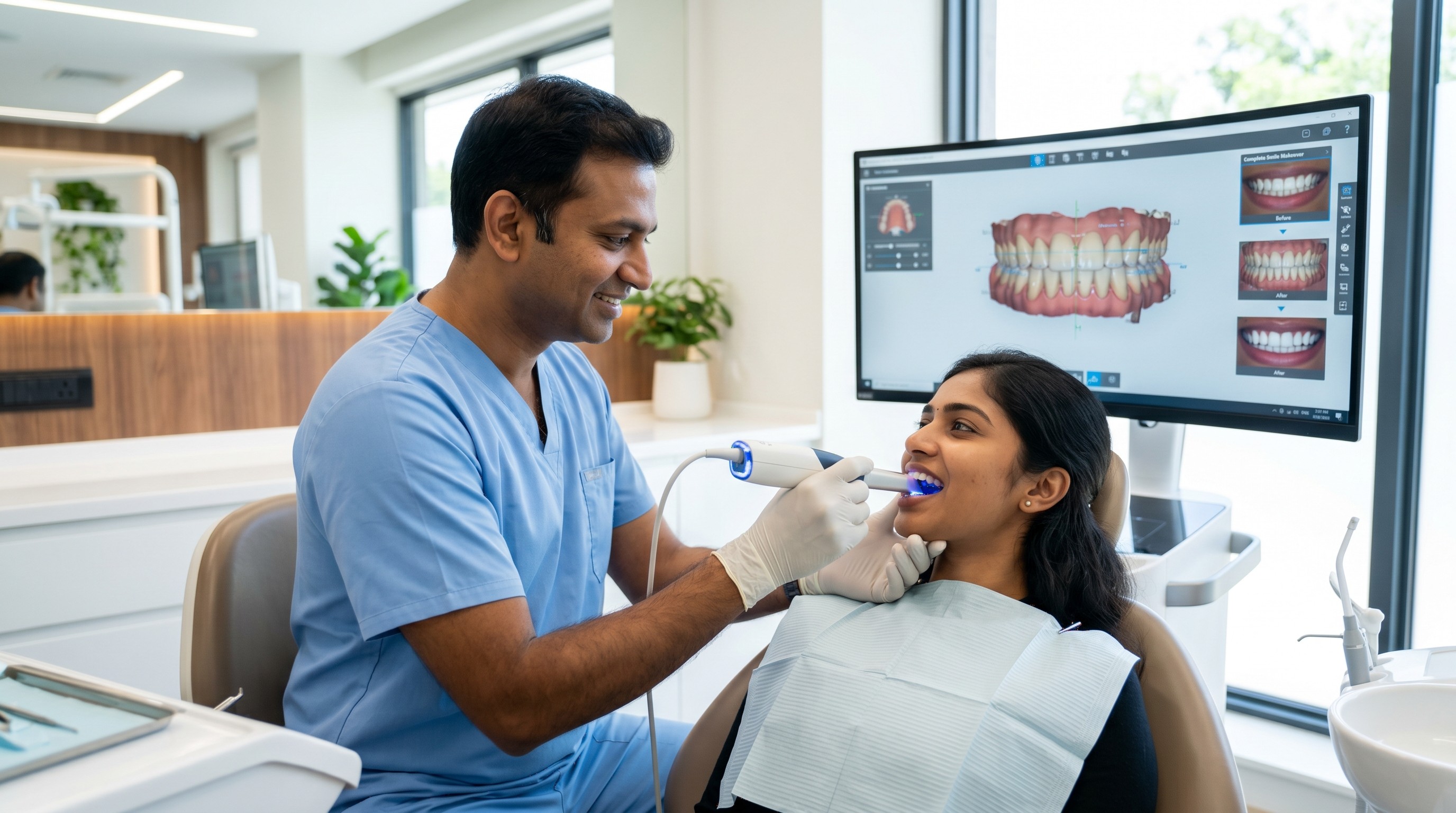 Complete smile makeover